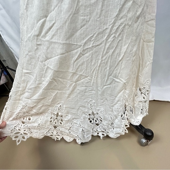 NEW Rachel Zoe Collection Halsey Off-the-Shoulder Maxi Dress Ivory Ecru Lace XS - Picture 7 of 16